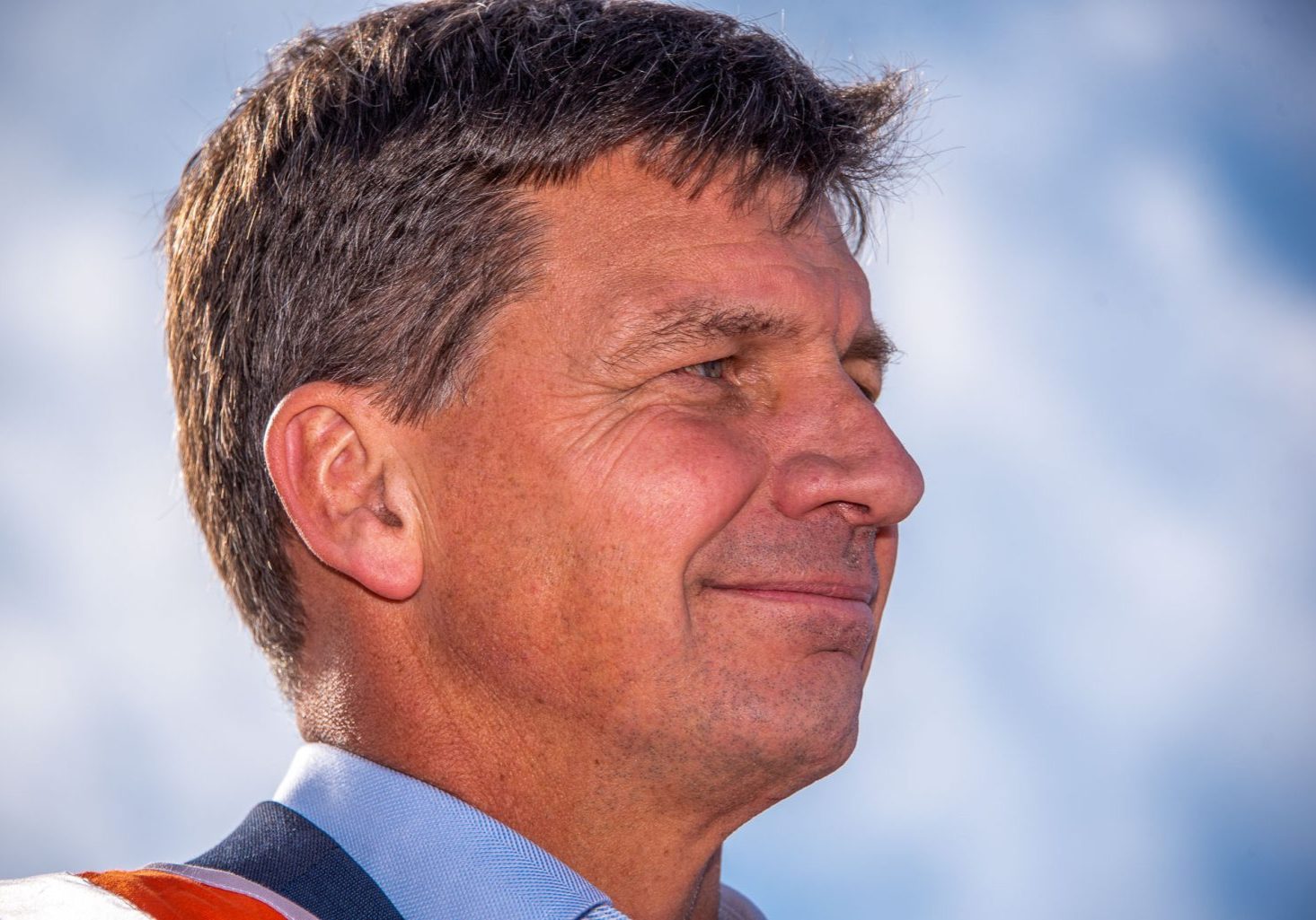 Cooma, Australia - 19 June 2020:  Minister for Energy and Emissions Reduction Angus Taylor, at site of the Polo Flat segment factory near Cooma. Photo by Rob Keating - https://photos.keatingmedia.com.au